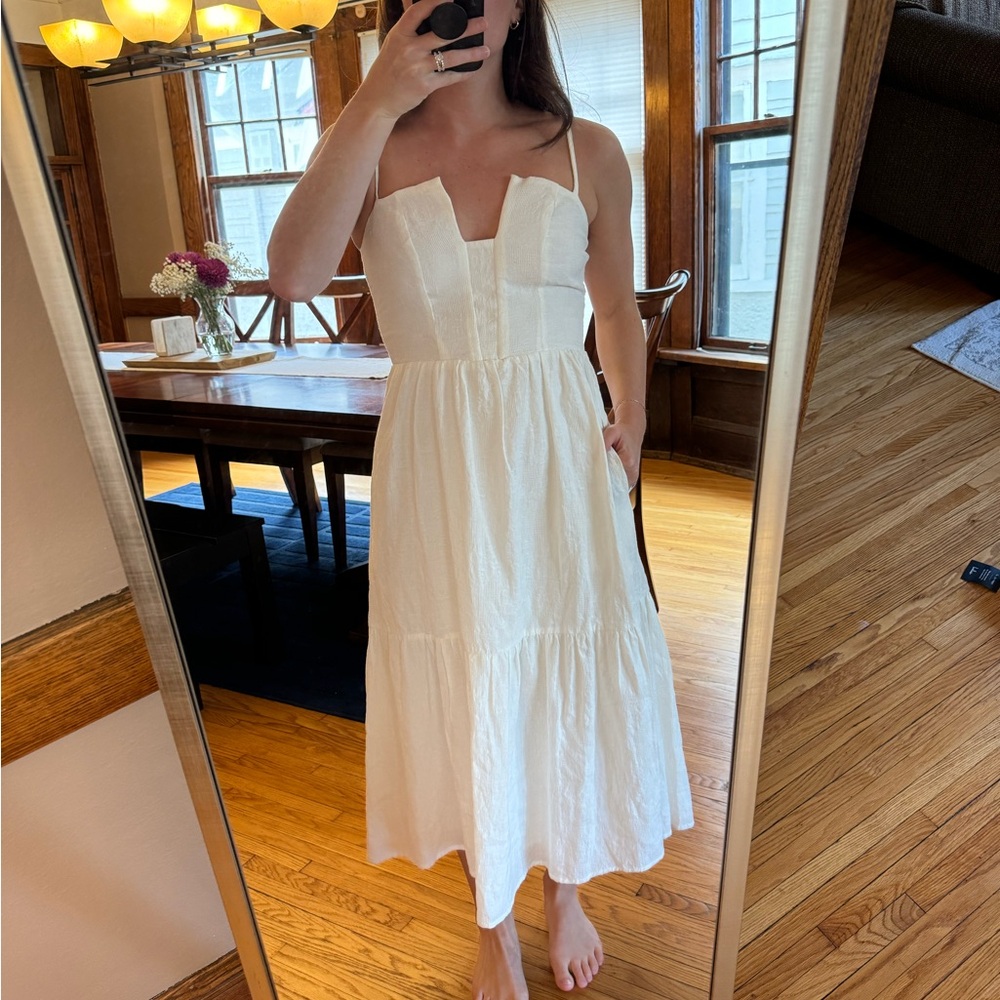 White lulus dress